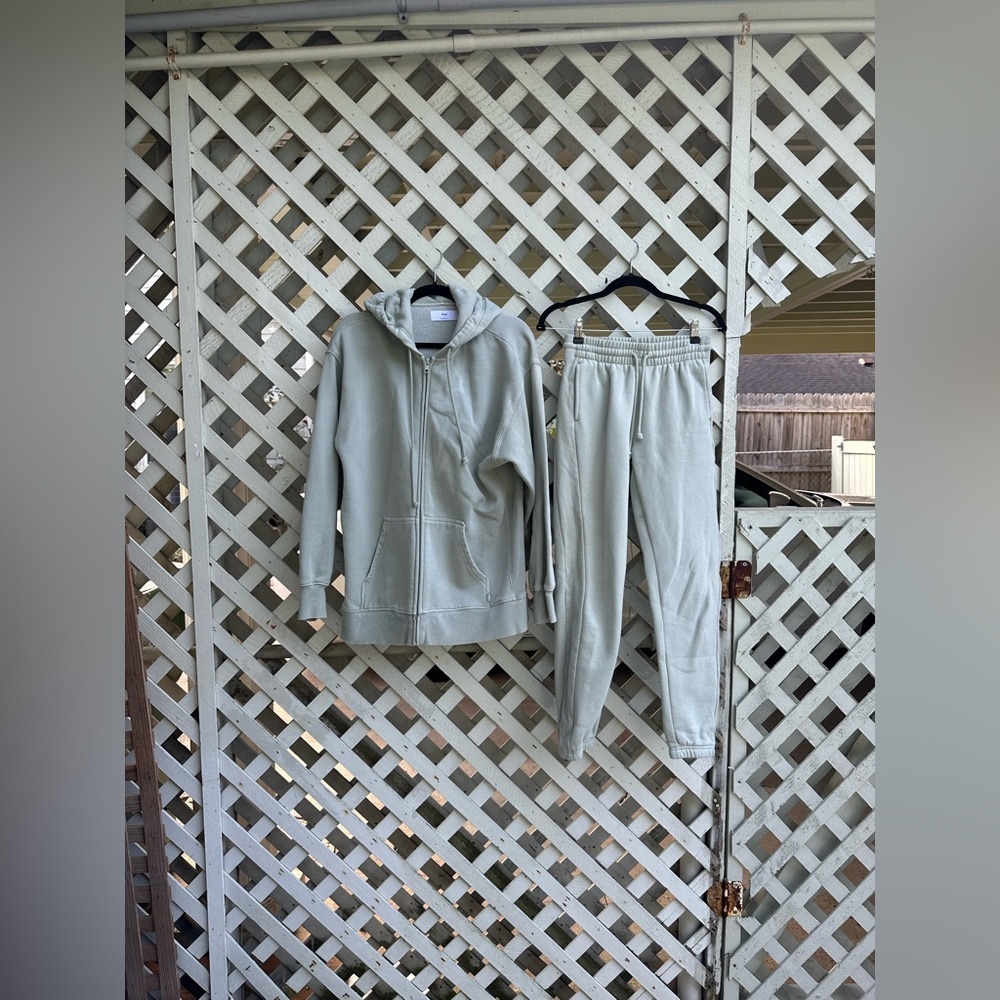 Aritzia tan sweat set